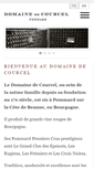 Mobile Screenshot of domainedecourcel-pommard.fr